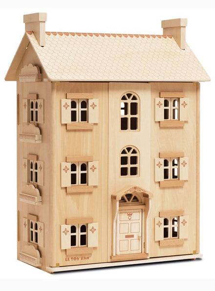 Natural Wooden Large Doll House