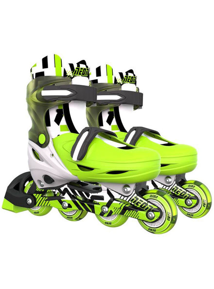 Neon Green Kids In Line Skates - Main Image