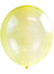 Image of Neon Yellow 10 Pack 30cm Crystal Latex Balloons