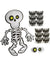 Image of Pin On The Skeleton Grin Halloween Party Game
