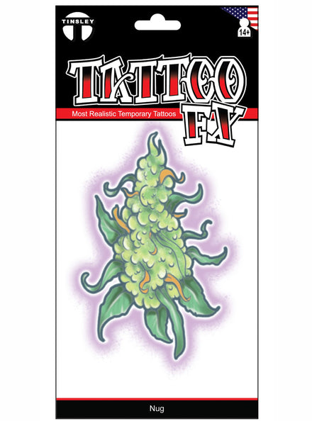 Nug Bud Realistic Temporary Tattoo - Main Image