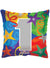 Image of Number 1 Multicolour 46cm Star Print Party Balloon