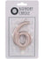 Image of Rose Gold 9cm Number 6 Birthday Candle