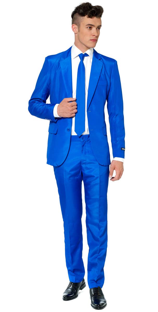 Men's Blue Novelty Suitmeister Fancy Dress Oppo Suit Main Image