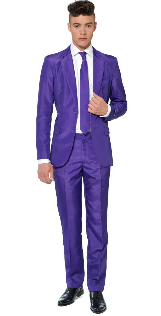 Men's Purple Novelty Suitmeister Oppo Suit Main Image