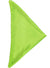 Green Satin Square Costume Bandanna