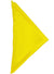 Yellow Satin Square Costume Bandanna