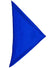 Blue Satin Square Costume Bandanna