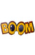 Adult's Giant Novelty Comic Pop Culture BOOM Costume Accessory Glasses  Main Image