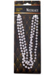 Beaded White 1920s Flapper Costume Necklace