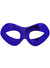 Blue Metallic Super Hero Costume Mask