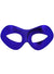 Blue Metallic Super Hero Costume Mask