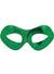 Green Metallic Super Hero Costume Mask