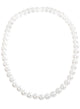 White Pearl Costume Necklace
