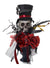 Male Groom Skull and Rose Bouquet Decoration