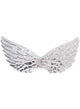 Metallic Silver Angel Costume Wings
