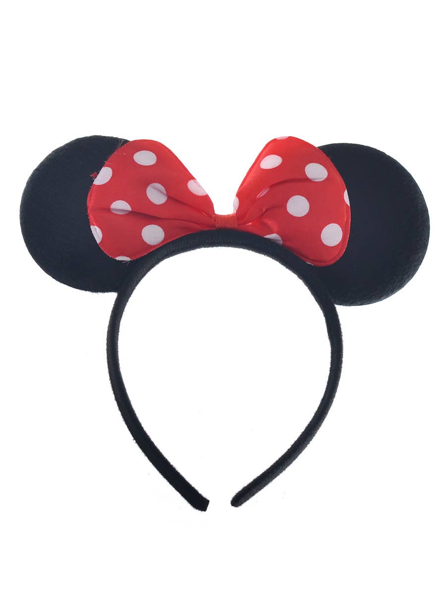 Red and White Minnie Mouse Headband