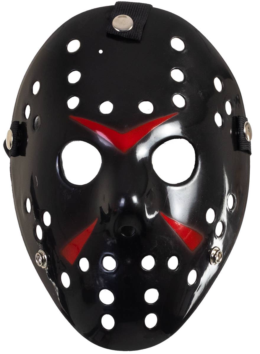 Black Jason Voorhees Inspired Hockey Costume Mask