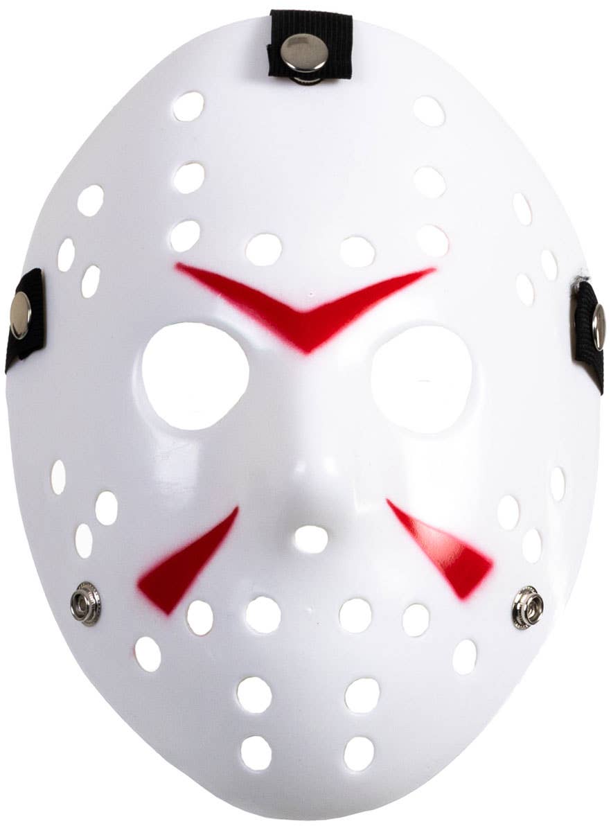White Jason Voorhees Inspired Hockey Costume Mask
