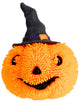 Soft and Spiky Light Up Orange Pumpkin Ball Halloween Decoration - Main Image