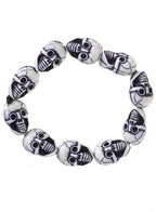 Black and White Skulls Costume Bracelet