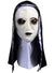 Full Head Conjuring Nun Latex Costume Mask - Front Image
