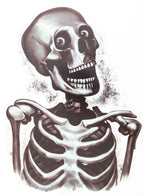 Smiling Skeleton Window Sticker Halloween Decoration