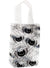 Set of 6 Plastic Trick or Treat Party Bags with Spider Print