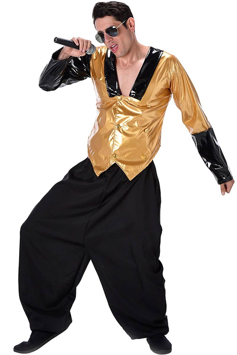 Popular Rapper Costumes 1990s Rapper Mens Fancy Dress Costume | MC Hammer Costume