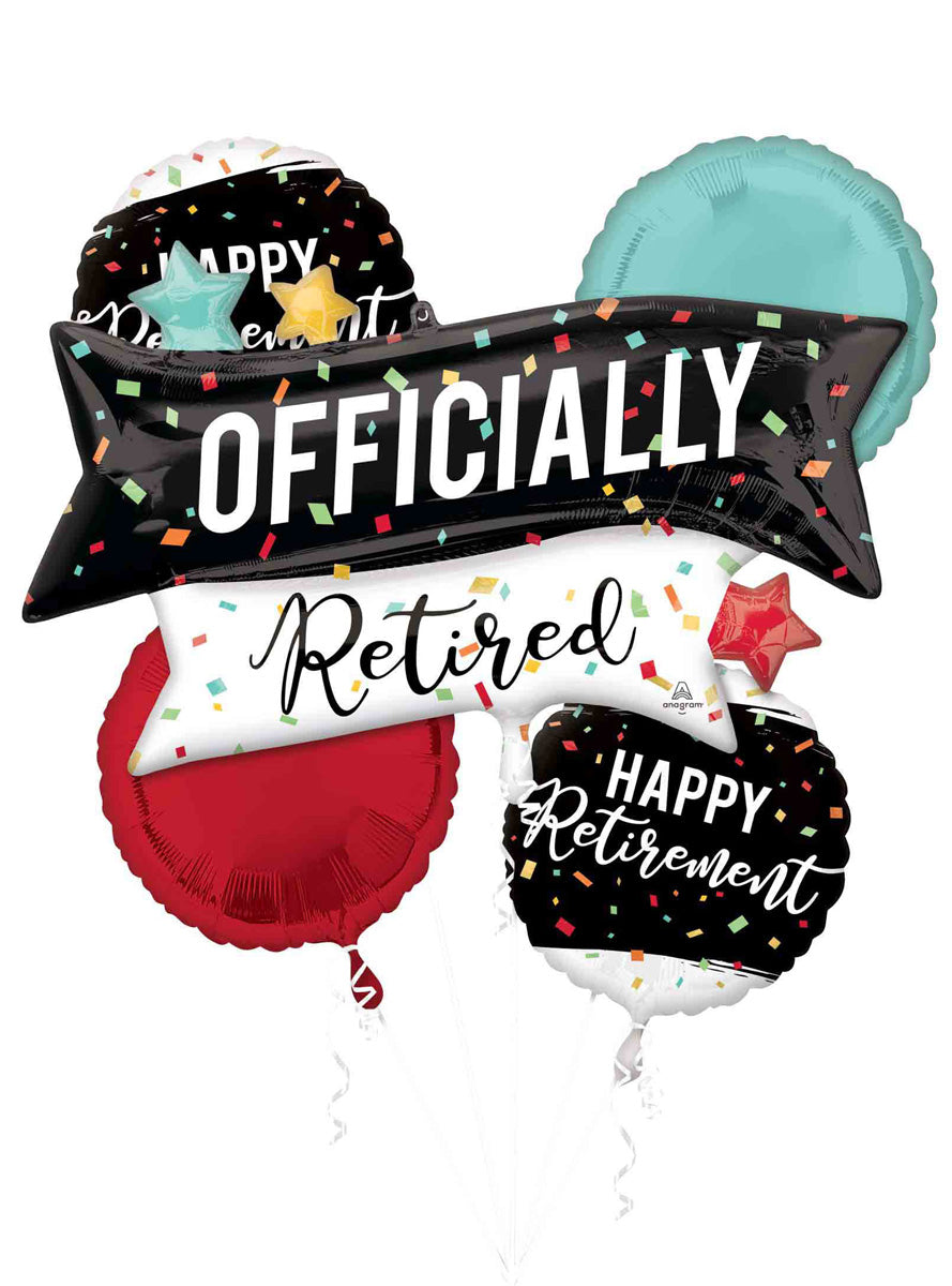 Officially Retired 5 Pack Foil Balloons - Main Image