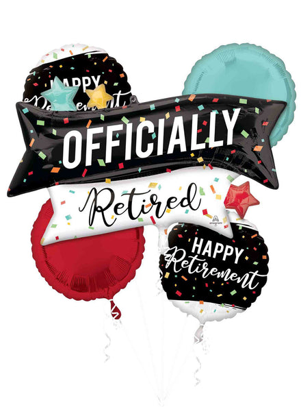 Officially Retired 5 Pack Foil Balloons - Main Image