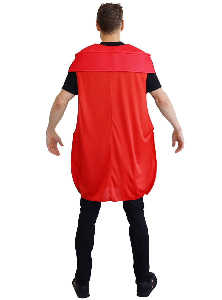 Old Mexico Hot Taco Sauce Novelty Adults Costume - Back Image