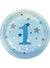 Image of One Little Star 1st Birthday 8 Pack Blue Paper Plates