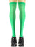 Image of Opaque Green Thigh High Women's Costume Stockings
