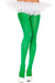 Green Opaque Full Length Women's Costume Pantyhose