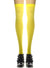Image of Opaque Yellow Thigh High Women's Costume Stockings