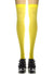 Image of Opaque Yellow Thigh High Women's Costume Stockings