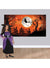 Image of Classic Witch Wall Scene Setter Halloween Decoration