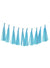 Image of Baby Blue 9 Pack 35cm Of Decorative Paper Tassels