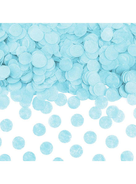 Pale Blue 15g Pack Circular Tissue Paper Confetti - Main Image