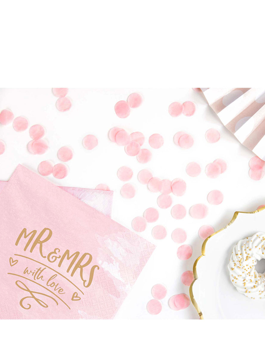 Pale Pink 15g Pack Circular Tissue Paper Confetti - Lifestyle Image