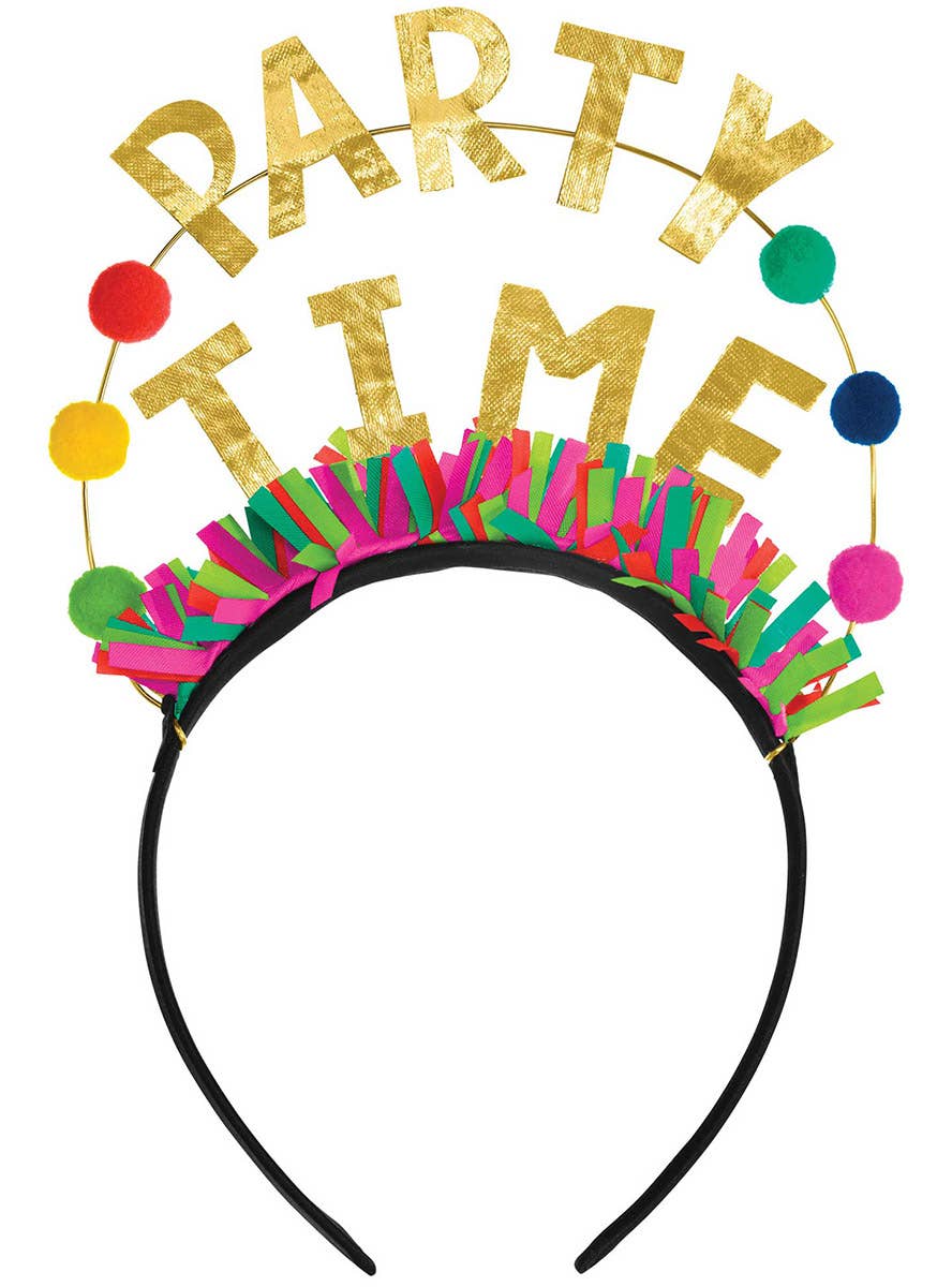 Image of Party Time Novelty Rainbow Costume Headband