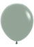 Image of Pastel Dusk Laurel Green 6 Pack 45cm Latex Balloons 