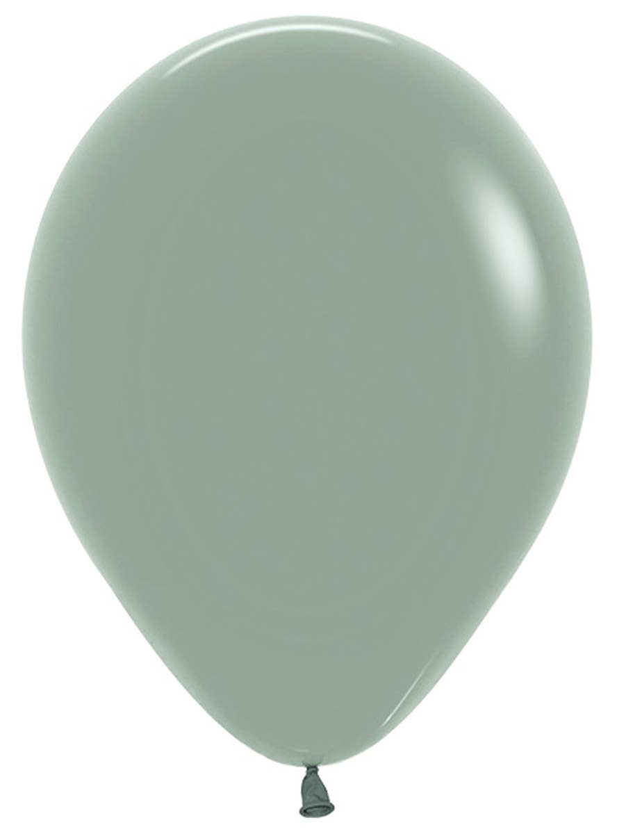 Image of Pastel Dusk Laurel Green Single Small 12cm Air Fill Latex Balloon