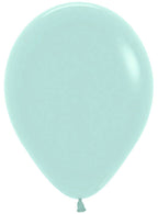 Image of Pastel Matte Green Single Small 12cm Air Fill Latex Balloon