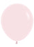 Image of Pastel Matte Pink 6 Pack 45cm Latex Balloons 