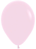 Image of Pastel Matte Pink Single Small 12cm Air Fill Latex Balloon