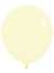 Image of Pastel Matte Yellow 6 Pack 45cm Latex Balloons
