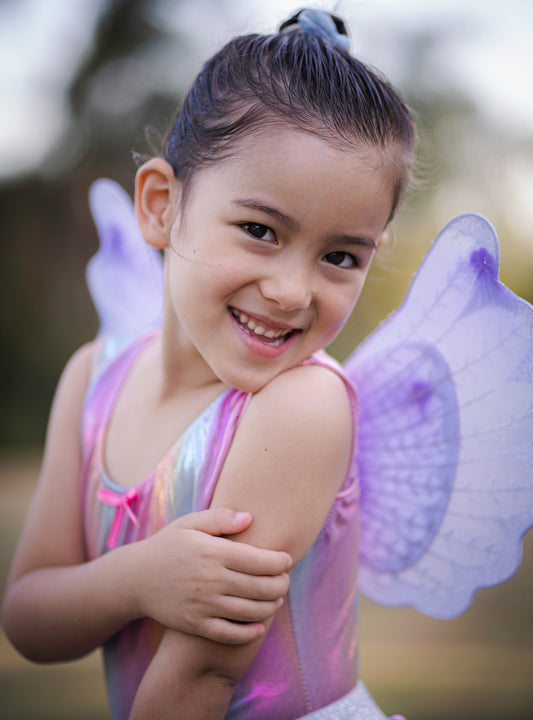Pastel Pink Girls Magic Unicorn Costume - Lifestyle Image 1