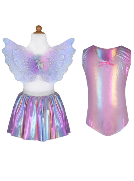 Pastel Pink Girls Magic Unicorn Costume - Main Image